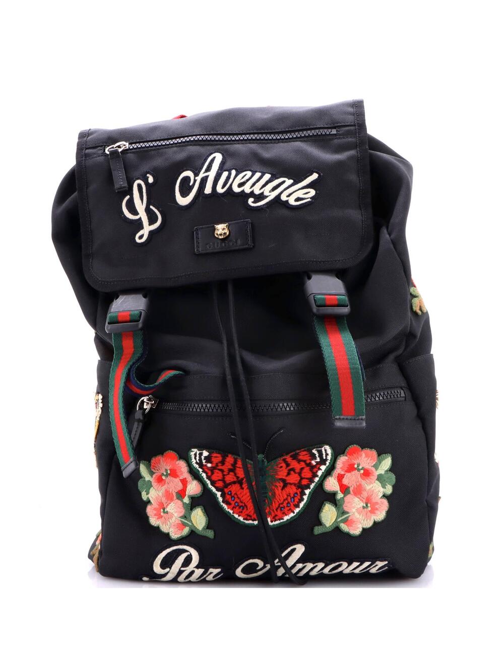 Gucci Techpack Backpack Embroidered #364535G11B